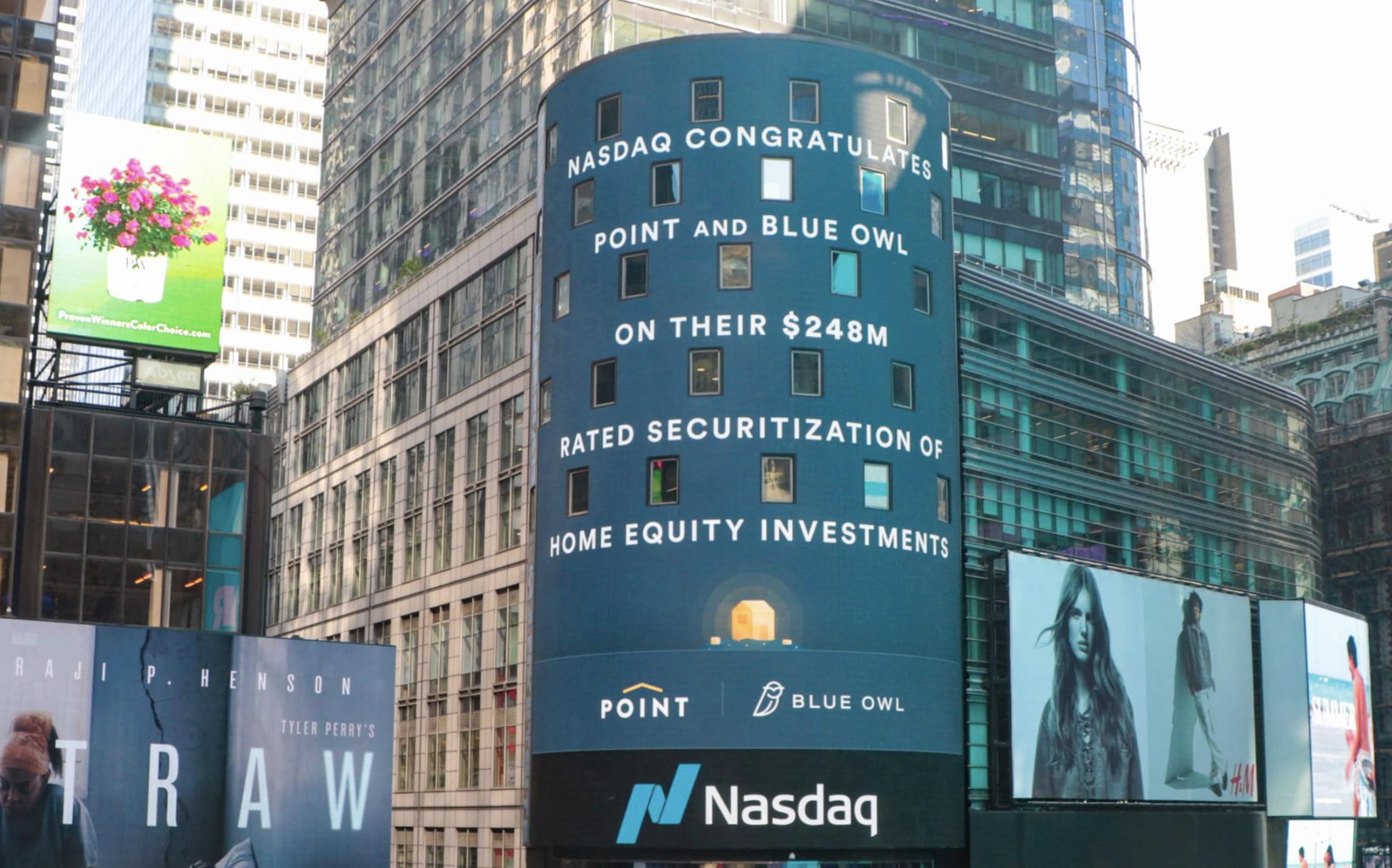 Nasdaq congratulates Point and Blue Owl on their $248M rated securitization of Home Equity Investments